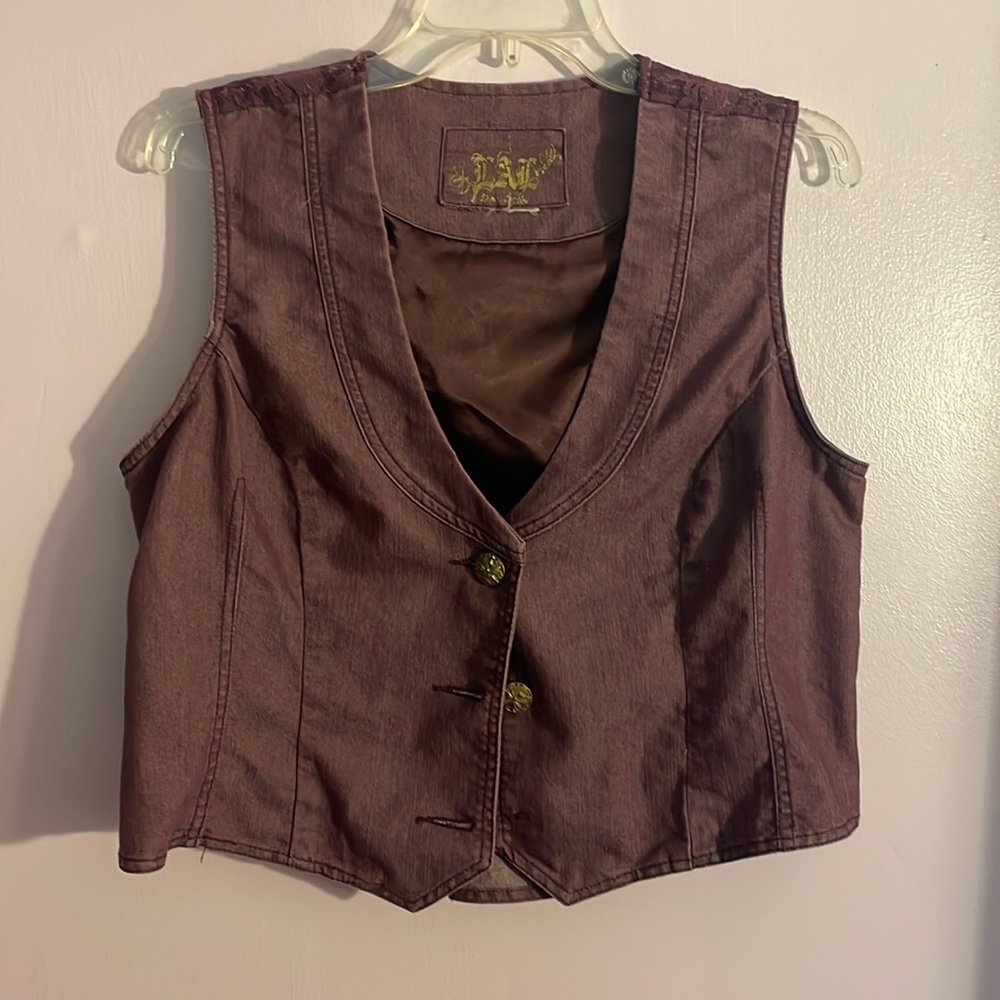 Western Purple Vest Aesthetic